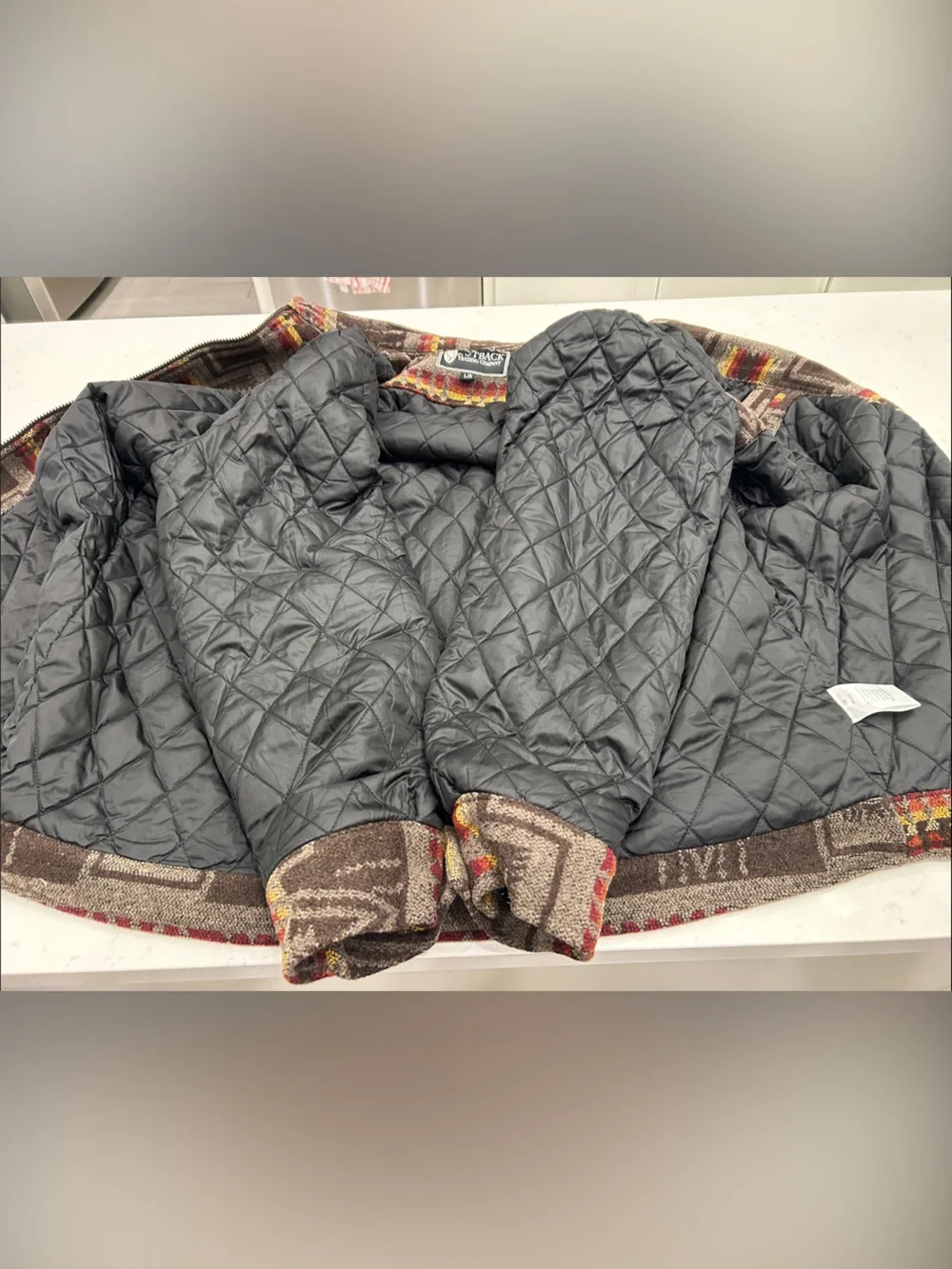 Outback Trading Company Koda Jacket Large Southwestern Aztec Wool Blend Western